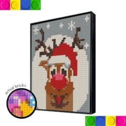 Red Nosed Reindeer 40 x 40cm