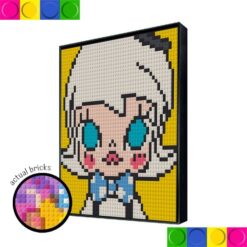 Space Molly White Hair 40 x 40cm