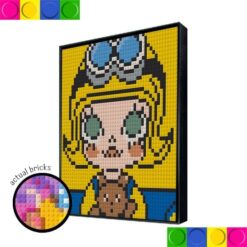 Space Molly Yellow Hat 40 x 40cm